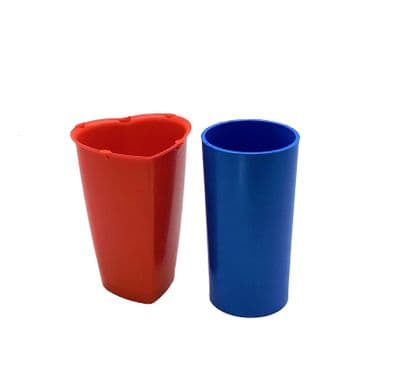 Candle Mould Set x 2, Valentine Heart Shaped Mould & Pillar Candle Mould Mold. S7733