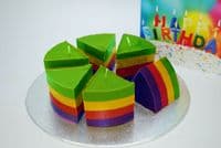 Candle Mould / Soap Mould, 6 Piece Cake Slice Round 5.5