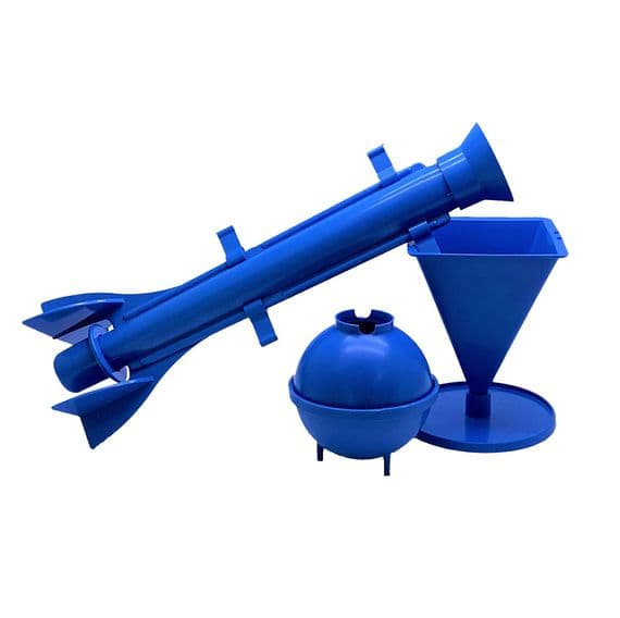 Candle Moulds, Set x 3, 1 x Long Tapered, 1 x Round/Sphere & 1 x Pyramid. S7564