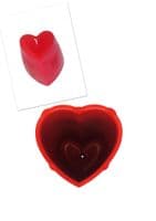 Candle Moulds, Set x 4, Heart Shaped, Pillar, Pentagon & Square Top Rectangular Tapered. S7747