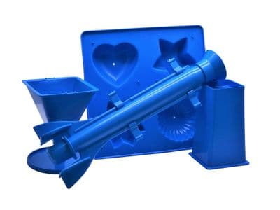 Candle Moulds, Set x 4, Tray, 1 Pyramid, 1 Long Taper, 1 Square Top Rectangular, UK Made. S7557