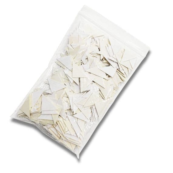 Cardboard Triangle Shapes, Bag of 100, Four Sizes Available. Educational Resource. S7894