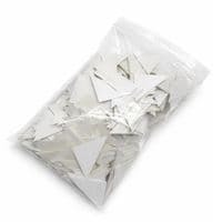Cardboard Triangle Shapes, Bag of 500, 38mm, Flat Right-Angled Triangles. S7894B