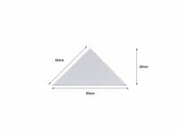 Cardboard Triangular Corner Cards, Pack of 500, Two Sizes Available. Educational Resource. S7894B