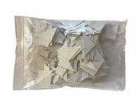 Cardboard Triangular Corner Cards, Pack of 500, Two Sizes Available. Educational Resource. S7894B