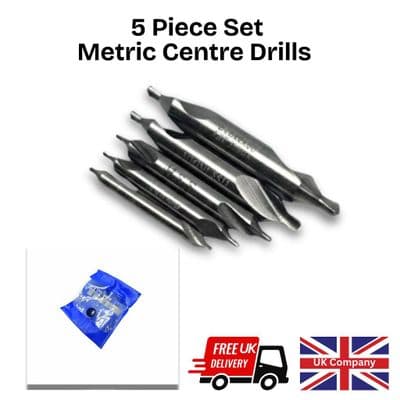 Centre Drill Double Ended Metric 5 Piece 1mm -3.15mm. X1263