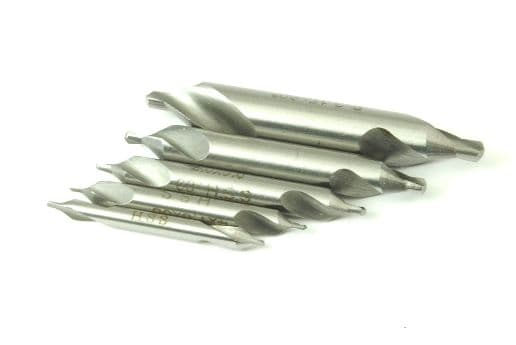 Centre Drill Double Ended Metric 5 Piece 1mm -3.15mm. X1263