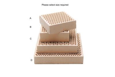 Ceramic  Honeycomb Soldering Heat Proof Board, Select  Size Required. J2348