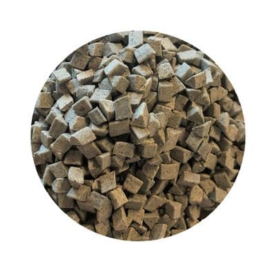 Ceramic Media, Triangular Shape, Grey, 1kg of 3mm x 3mm J2337.