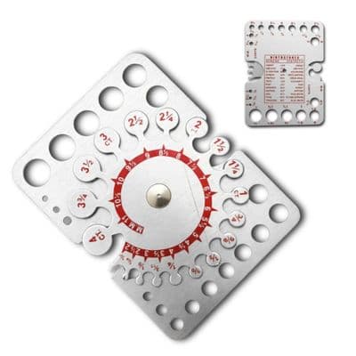 Circular Stone Gauge mm/crt. J1082