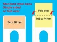 Clothes Rail / Garment Dividers. YELLOW, Various Pack Sizes. X2316C