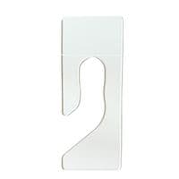Clothes Rail / Garment Dividers. YELLOW, Various Pack Sizes. X2316C