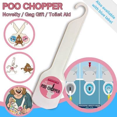 Cut the Cr*p Poo Chopper, Toilet Unblocker, Novelty Gift. X8160