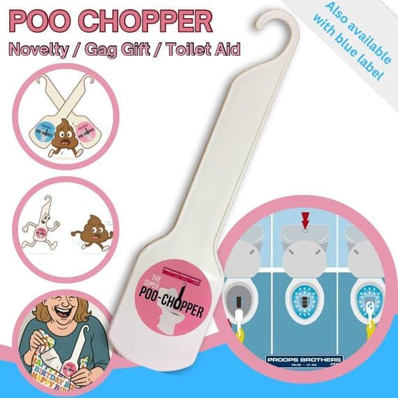 Cut the Cr*p Poo Chopper, Toilet Unblocker, Novelty Gift. X8160