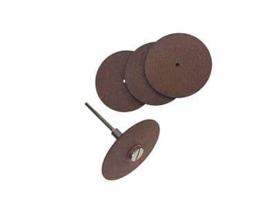 Cutoff Discs, Pack of 4, 35mm,  Plus Arbor. X1201