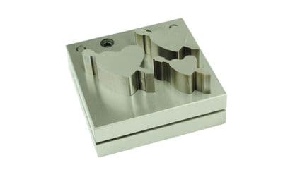 Disc Cutter, Heart - Cupid, Set of 3. Valentine. J1320