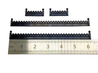 Dolls House / Diorama Garden Border Edging Panels,  Various Colours/Styles. 1/12th Scale.  A1013