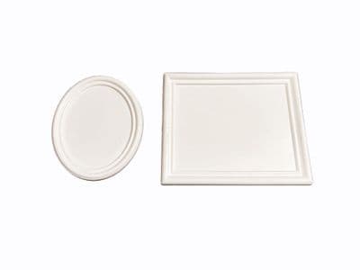 Dolls House Picture Frame Pack of 2 Oval, Rectangular 1/12th Scale. Asstd Colour. A1007