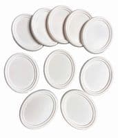 Dolls House Picture Frames, Pack of 10, 1/12th Scale, Oval, Choice of Colours. A1008