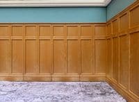 Dolls House Wall Panels,  3/4 Height, 2 Box High Edwardian Style, Pack of 10, 1/12th Scale. A1020