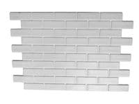 Dolls House Wall Panels, Brick Effect, Interlinking, Pack of 6, 1/12th Scale. A1012