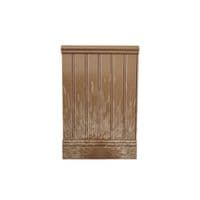 Dolls House Wall Panels, Light Brown Wood Effect, Tongue & Groove, Pack of 10, 1/12th Scale. A1014