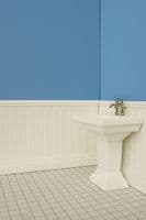 Dolls House Wall Panels, White, Tongue and Groove, Pack of 10, 1/12th Scale. A1002