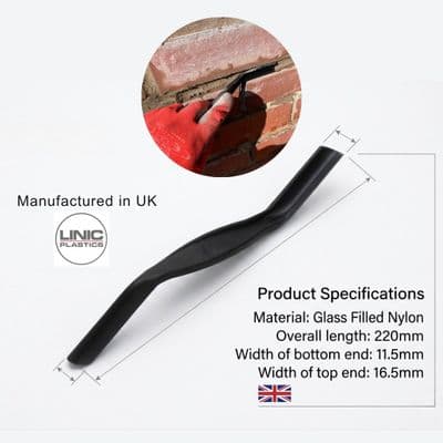 Double Ended Brick Jointer/Finger Trowel /Pointing /Mortar Tool.  S7853. Linic Products UK Made