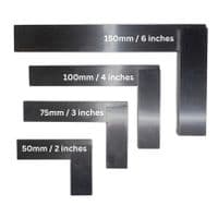 Engineers Squares, Set x 4 in Wooden Display Box, 2