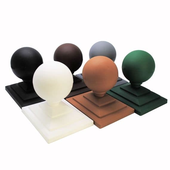 Fence Finial, Round/Sphere Shape & 4