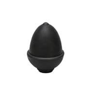 Fence Finial, Sphere or Acorn Shapes. PLASTIC. Various Colours