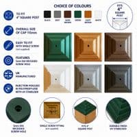Fence Post Cap for 4