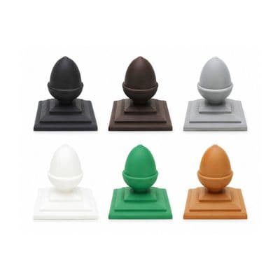 Fence Post Finial, Acorn  Shape  & 4