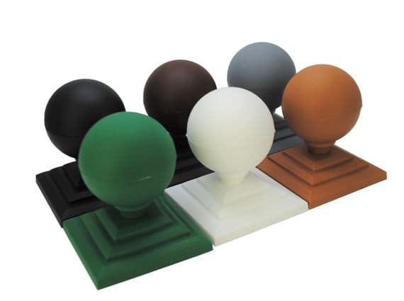 Fence Post Finial, Round/Sphere Shape &  3