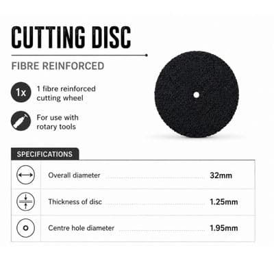 Fibre Reinforced Disc, Single or Set of 5. X1203