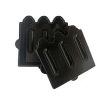 Garden Border / Lawn Edging Mold. Victorian Fluted Top Design. Make Your Own Concrete Edging.  X2321