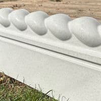 Garden Border / Lawn Edging Mould. Rope Top. Make Your Own Concrete Edging.  UK Made X2308