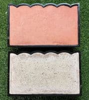 Garden Border / Lawn Edging Mould. Rope Top. Make Your Own Concrete Edging.  UK Made X2308