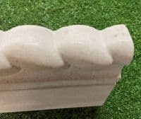 Garden Border / Lawn Edging Mould. Rope Top. Make Your Own Concrete Edging.  UK Made X2308