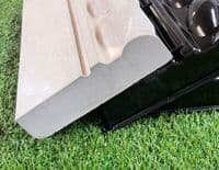 Garden Border / Lawn Edging Mould. Rope Top. Make Your Own Concrete Edging.  UK Made X2308