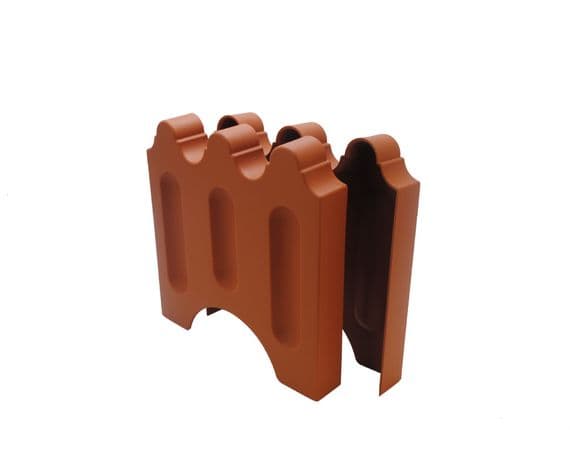 Garden Border / Lawn Edging, Terracotta. X8171