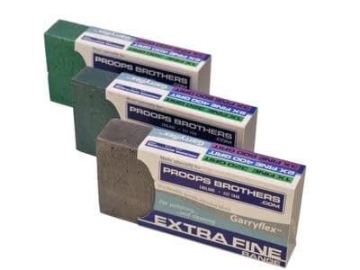 Garryflex Blocks, Set of 3 Extra Fine , 320, 400 and 600 Grit Abrasive Cleaners. M9279
