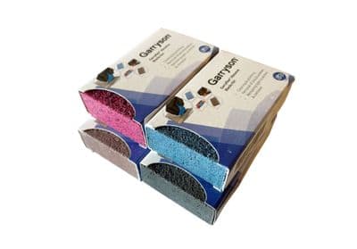 Garryflex Garryson Blocks, Set x 4, 36, 60, 120, 240 Grit Flexible Abrasive Cleaner. M0294
