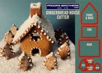 Gingerbread House Cookie Cutter Set. S7865