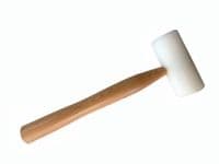 Hammer, Cylindrical Flat Head Plastic Mallet, 40mm Dia.  J2373