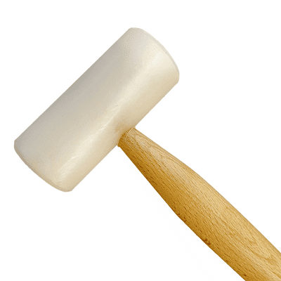 Hammer, Cylindrical Flat Head Plastic Mallet, 40mm Dia.  J2373