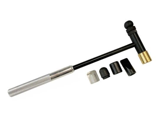 Hobby Hammer with 6 Interchangeable Heads. Soft, Brass, Nylon, Steel. M0265