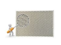 Honeycomb Infrared Ceramic Pad, 133x93x13mm. J2304