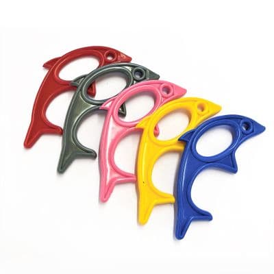 Hygiene Friendly Dolphin Hands-Free Door Opener Multi Utility Key Tool. UK MADE. X8186