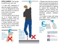 Hygiene Friendly Whale Multi Purpose Handy Hanger Tool. UK MADE. X8194